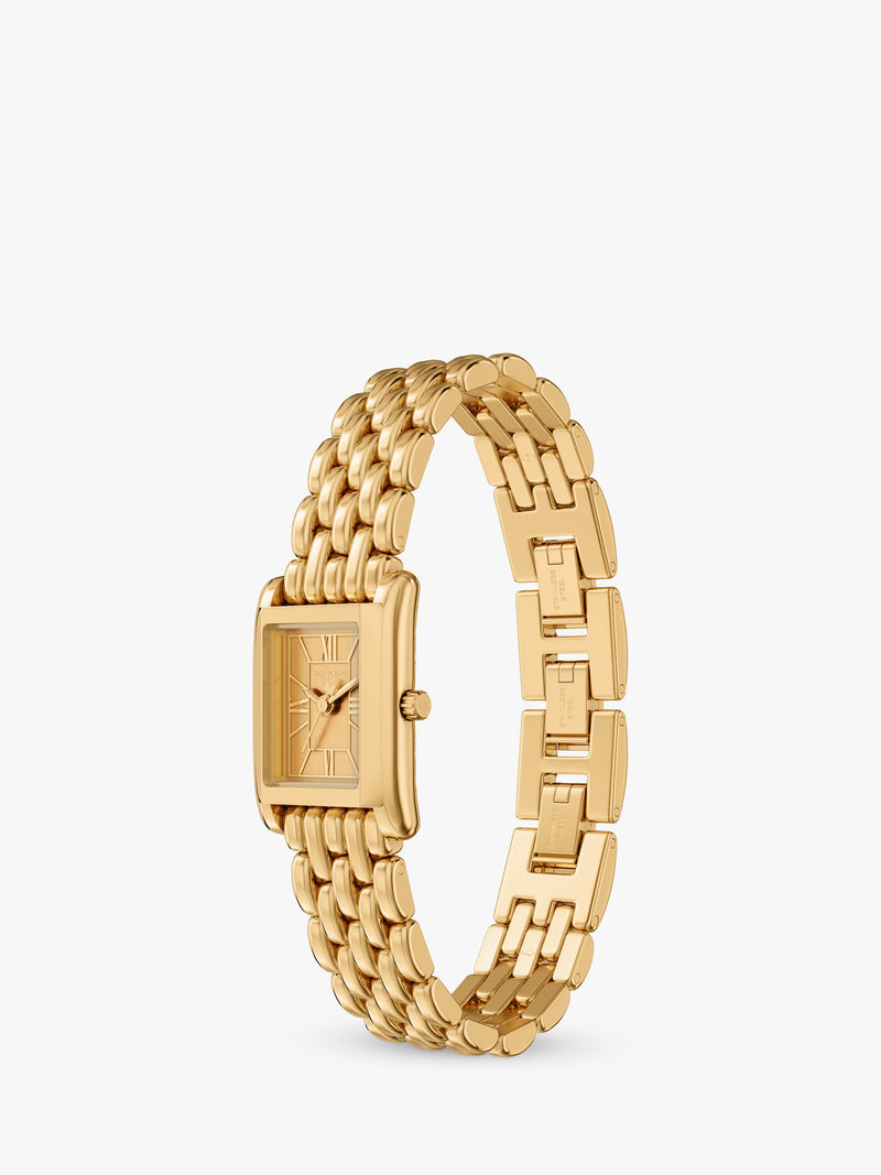 Michael Kors gold-tone Essex Tank watch, UK version