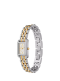 Michael Kors Essex Tank two-tone watch with link bracelet, UK version