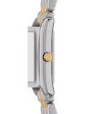 Michael Kors Essex Tank two-tone watch with link bracelet, UK version