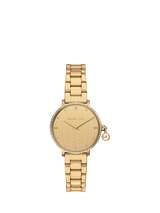 John Lewis Michael Kors Pyper Women's Charm Bracelet Strap Watch, 32mm, Gold- Buy online at McGrocer