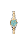 Michael Kors women's Petite Lexington two-tone watch, imported from the UK