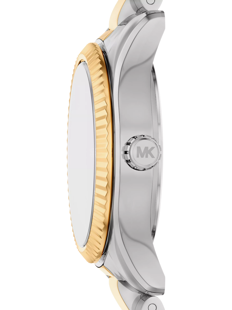 Michael Kors women's Petite Lexington two-tone watch, imported from the UK