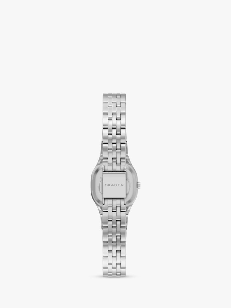 Skagen women's silver sunray dial watch, imported from the UK