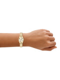 Skagen SKW3177 women's gold watch sunray dial stainless steel bracelet - British product