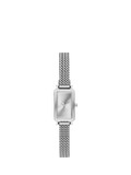 Skagen women's rectangular mesh strap watch silver - British product
