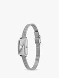 Skagen women's rectangular mesh strap watch silver - British product
