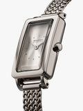 Skagen women's rectangular mesh strap watch silver - British product