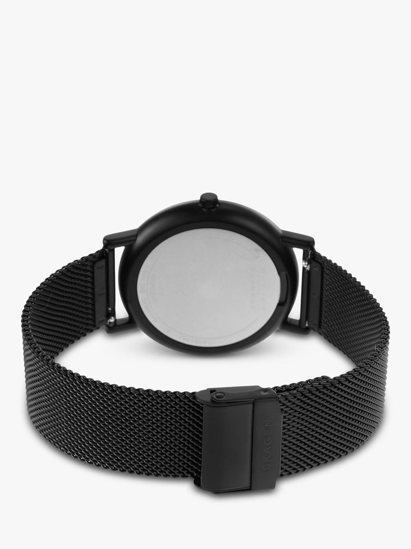 Skagen Signatur mesh watch 40mm black dial - British product