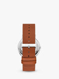 Skagen Signatur 40mm round watch leather strap, imported from the UK