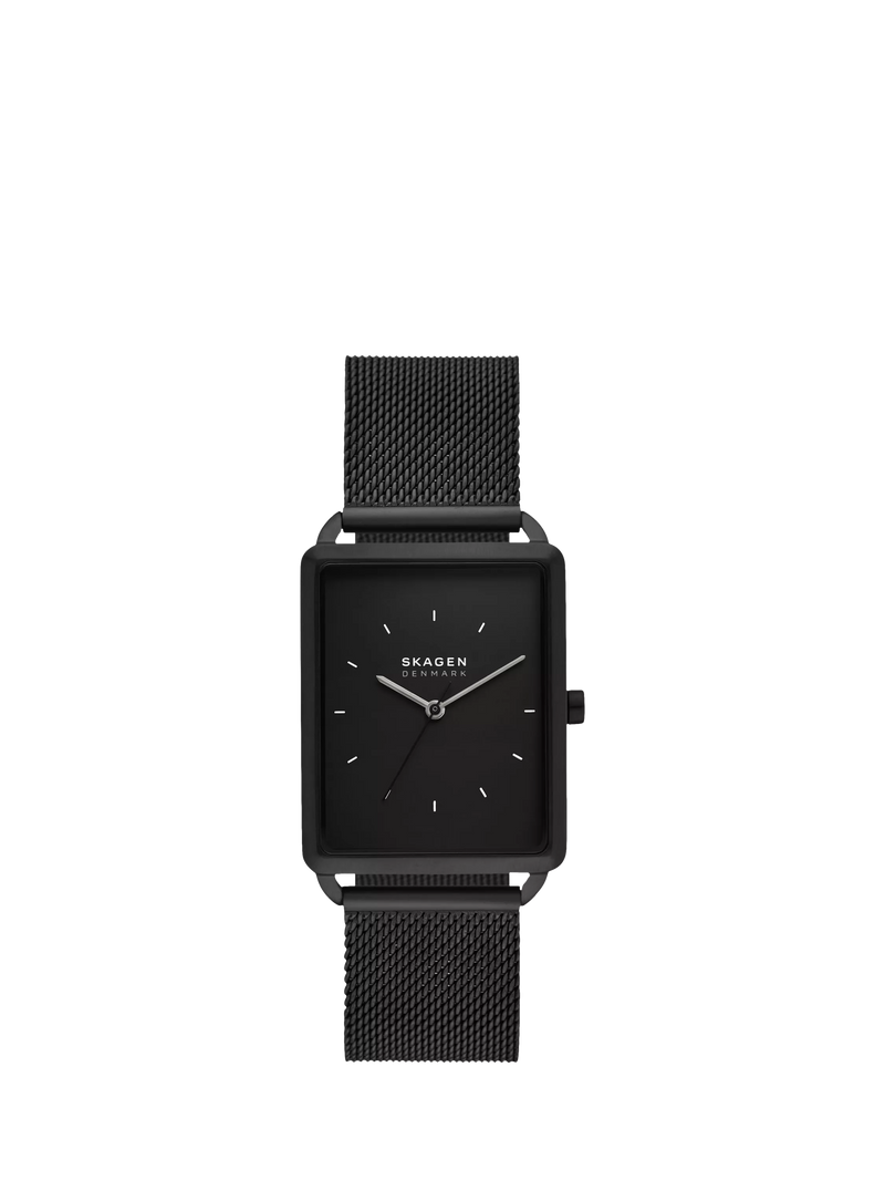 Skagen Hagen men's mesh watch black 36mm, UK version