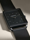 Skagen Hagen men's mesh watch black 36mm, UK version