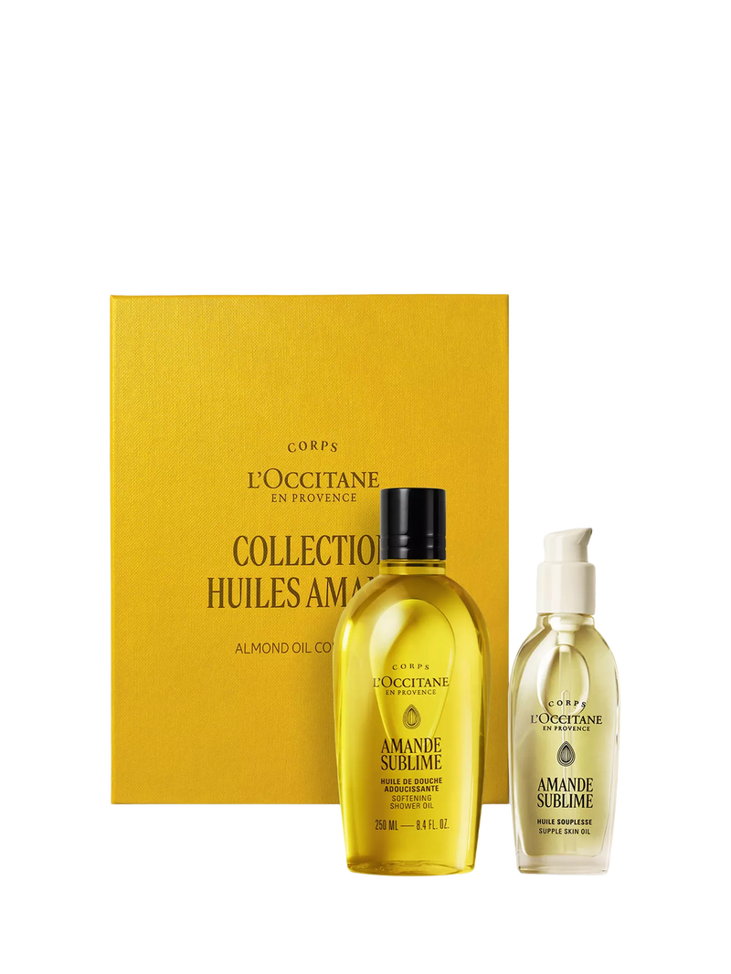 L'OCCITANE Almond gift set with shower and supple skin oil, UK version