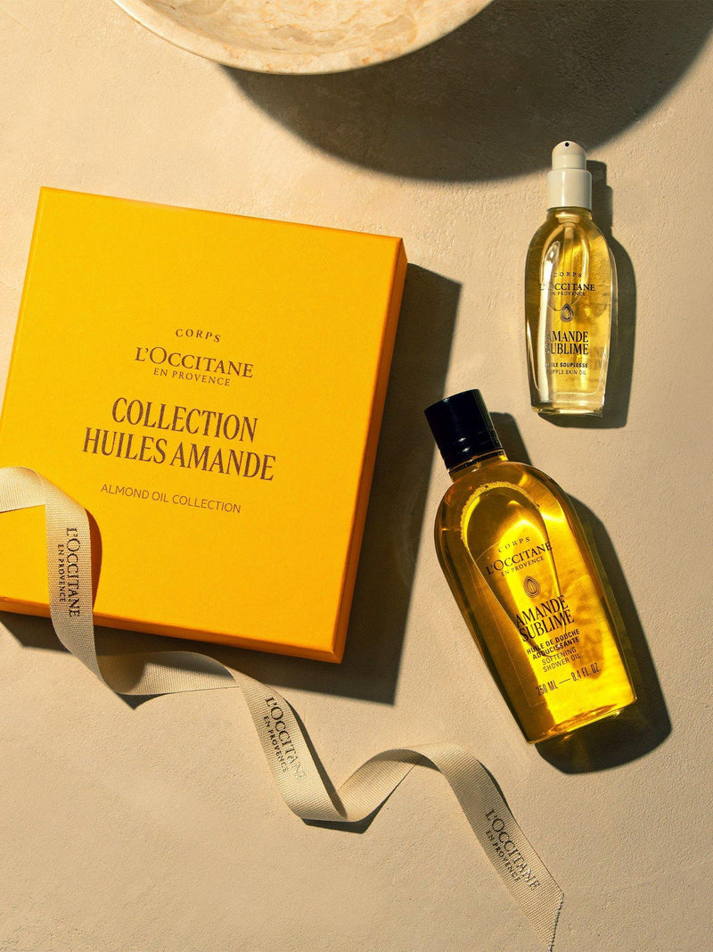 L'OCCITANE Almond gift set with shower and supple skin oil, UK version