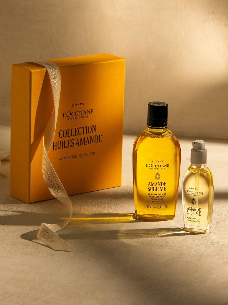 L'OCCITANE Almond gift set with shower and supple skin oil, UK version