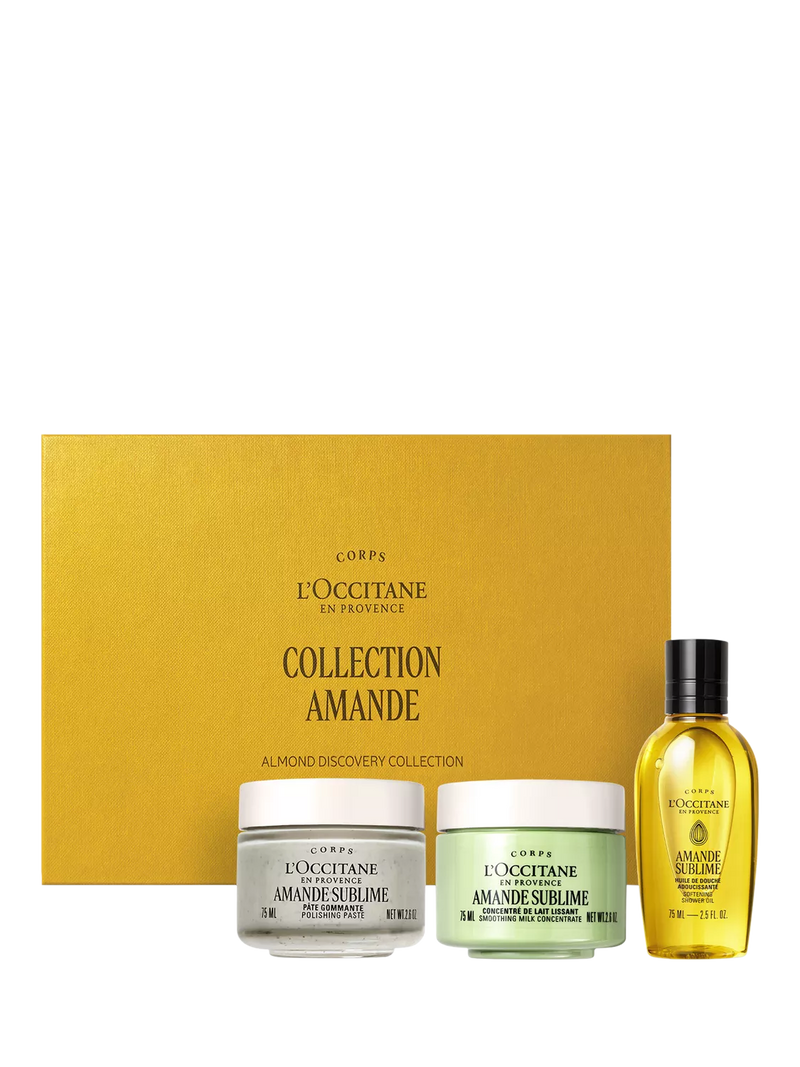 L'Occitane Almond body care gift set 3x75ml (British brand)