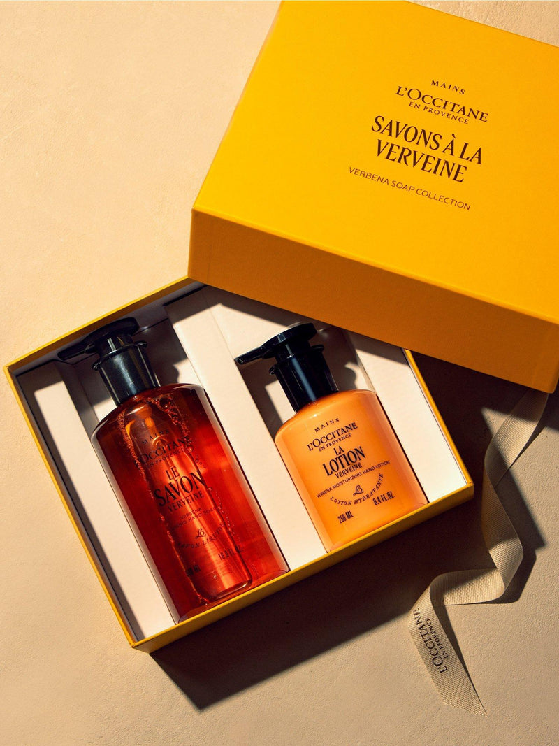 L'OCCITANE Verbena Soap Collection gift set, UK version