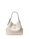 kate spade new york Deco Leather Medium Crossbody Tote Bag, Cashew Milk