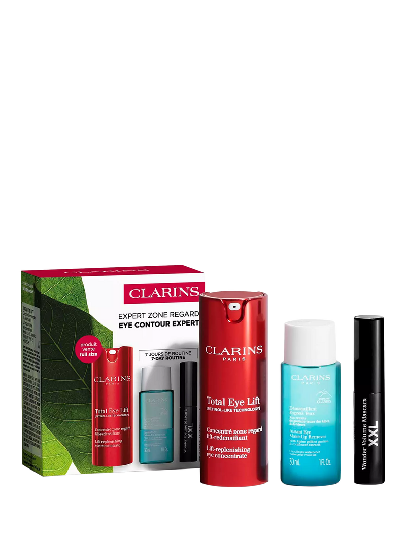 Clarins Total Eye Lift Collection skincare gift set, UK version