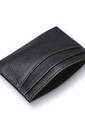 Charles Tyrwhitt leather card holder black, imported from the UK