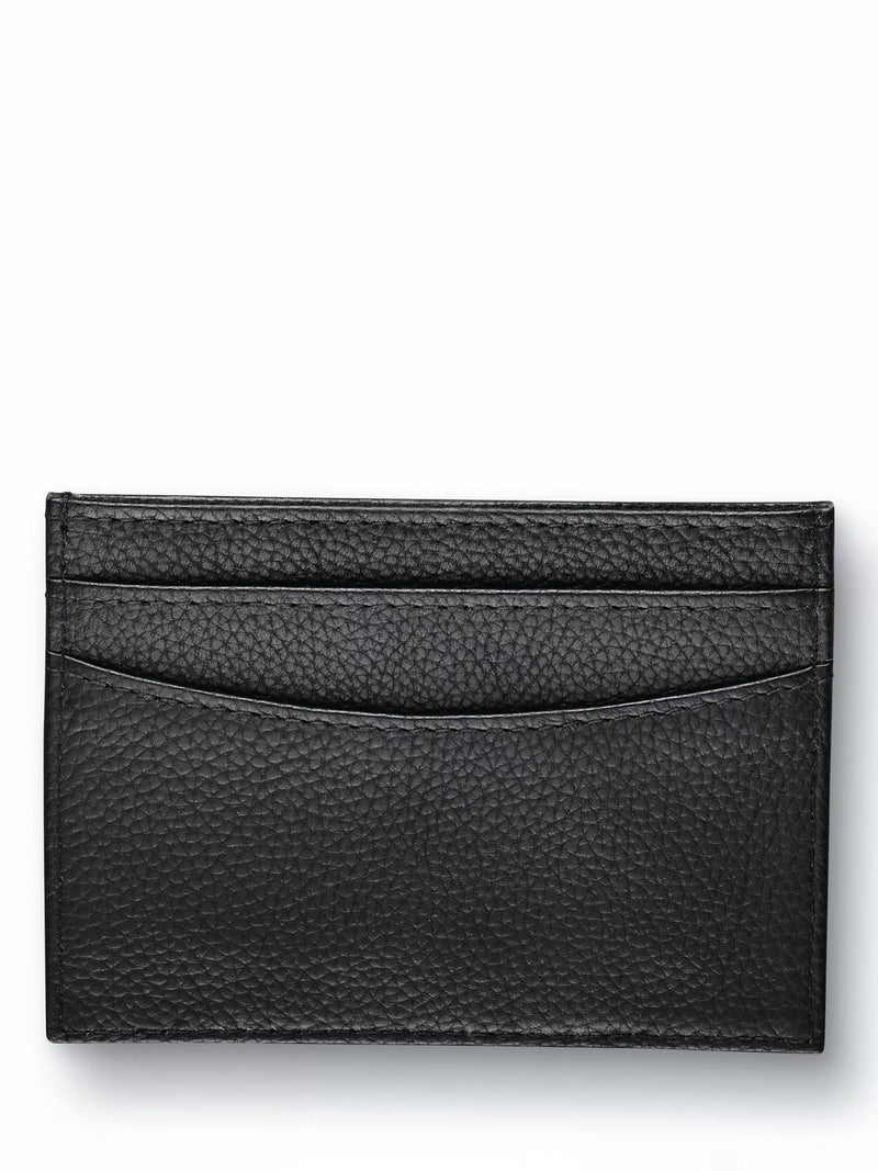 Charles Tyrwhitt leather card holder black, imported from the UK