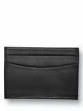 Charles Tyrwhitt leather card holder black, imported from the UK