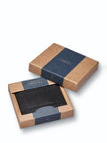 Charles Tyrwhitt leather card holder black, imported from the UK