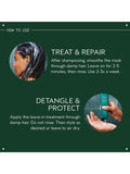 Aveda hair repair gift set with masque and leave-in treatment (British brand)