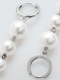 Lido graduated pearl drop earrings sterling silver, imported from the UK