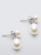 John Lewis Lido Freshwater Pearl Stud Earrings- Buy online at McGrocer