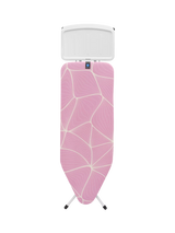 John Lewis Brabantia Ironing Board C Solid Steam Unit Holder Lilac Waves Steam Ironing Board 124 x 45cm- Buy online at McGrocer