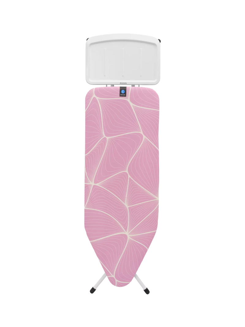 Brabantia Ironing Board C Lilac Waves 124x45cm, imported from the UK