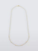 John Lewis Lido Freshwater Section Necklace, Gold Pearl 60cm- Buy online at McGrocer