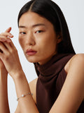 Lido delicate pearl bracelet silver, imported from the UK