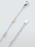 Lido pearl station chain bracelet silver, imported from the UK