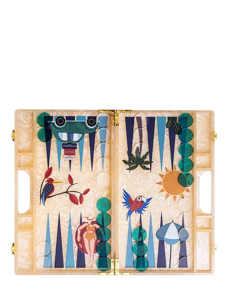 MaisonGames Travel Backgammon set - British product