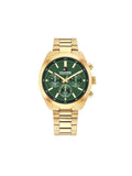 Tommy Hilfiger men's chronograph watch gold bracelet 44mm (British brand)