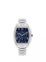 John Lewis Tommy Hilfiger Men's Rectangular Sunray Bracelet Watch, Silver- Buy online at McGrocer