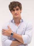 Tommy Hilfiger men's rectangular watch stainless steel navy dial - British product