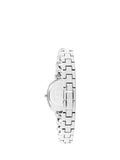 Tommy Hilfiger silver oval bracelet watch with blush dial, UK version