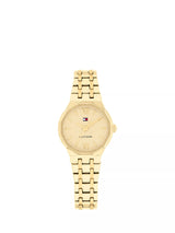 John Lewis Tommy Hilfiger Women's Round Bracelet Strap Watch, Gold- Buy online at McGrocer
