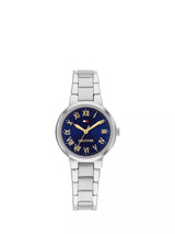 John Lewis Tommy Hilfiger Women's Round Sunray Bracelet Strap Watch, Silver, 28mm- Buy online at McGrocer