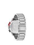 Tommy Hilfiger men's chronograph watch bracelet strap silver 44mm - British product