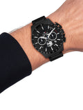 Tommy Hilfiger chronograph watch black skeleton dial (British brand)