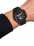 Tommy Hilfiger chronograph watch black skeleton dial (British brand)