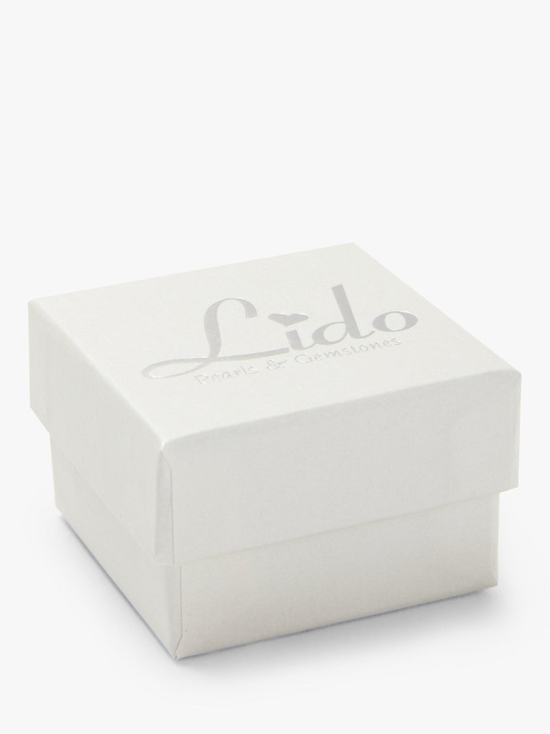 Lido freshwater pearl cubic zirconia ring sterling silver, UK version