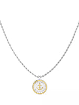 John Lewis Tommy Hilfiger Men's Stainless Steel Rope Chain Anchor Necklace Bi-colour- Buy online at McGrocer