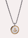 Tommy Hilfiger men's stainless steel anchor necklace (British brand)