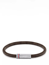 John Lewis Tommy Hilfiger Men's Leather Cord Bracelet, Brown- Buy online at McGrocer