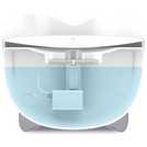 Catit PIXI White Cat Water Fountain - British product