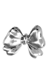 John Lewis Eclectica Pre-Loved Vintage Rhodium Plated Bow Brooch, Silver- Buy online at McGrocer